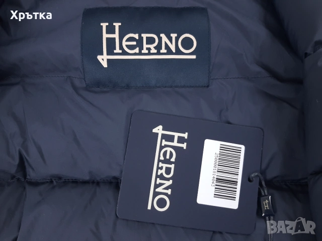Herno Super Matt Bomber - Оригинално мъжко зимно яке размер 50 / M, снимка 13 - Якета - 53125666