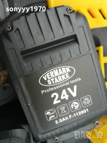 VERMARK STARKE 24V LI-ION BATTERY PACK 3003251731, снимка 12 - Винтоверти - 49699134
