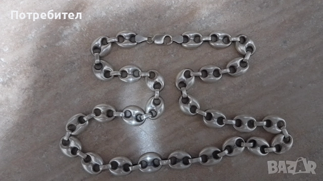 Масивен сребърен ланец