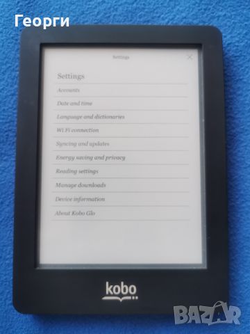 четец Kobo Glo с подсветка, снимка 6 - Електронни четци - 46162647