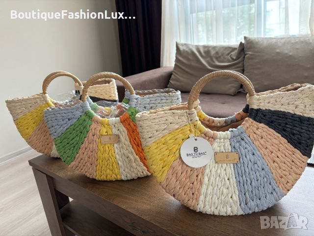 Хит! Дамски плажни чанти в много цветове, снимка 2 - Чанти - 46414437