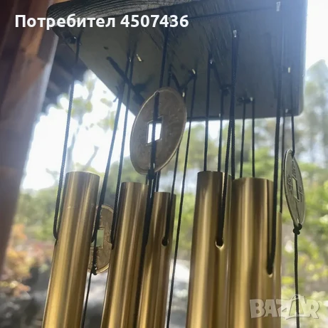 Големи Медни Вятърни Камбанки - Античен Стил, Тръби от Алуминиева Сплав, снимка 5 - Декорация за дома - 49764922