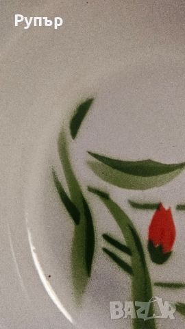 стара емайлирана чиния, снимка 1 - Чинии - 46420620