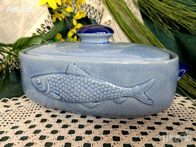 Терин с риба от Германия , снимка 3 - Чинии - 52761699