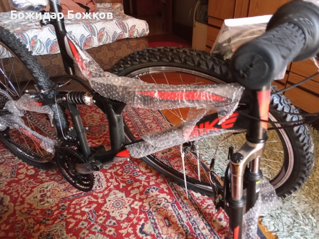 Планински велосипед със скорости Interbike - Parallax Black Matt, 26'' черен, снимка 8 - Велосипеди - 51617436