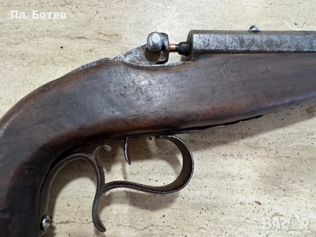 Рядък капсулен пистолет, пищов, револвер, снимка 2 - Антикварни и старинни предмети - 52042090