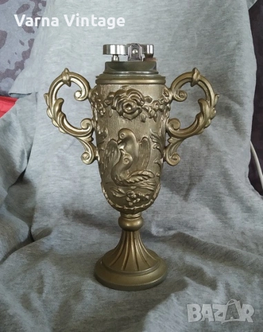 Винтидж настолна запалка във формата на ваза, стил Арт Деко. Франция.