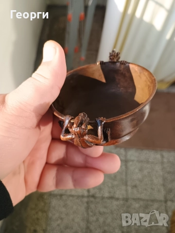 Бронзова купичка-6, снимка 10 - Антикварни и старинни предмети - 52636096