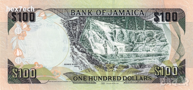 ❤️ ⭐ Ямайка 2014 100 долара UNC нова ⭐ ❤️, снимка 3 - Нумизматика и бонистика - 53763246