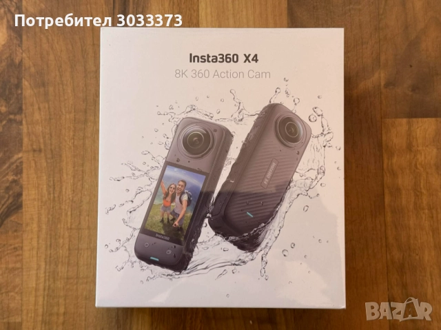 Екшън камера Insta360 X4 - нова