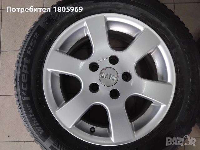 4бр. ал. джанти CMS 5x114,3 , 6,5x15 , ET40 , централен отвор 67,1мм, снимка 2 - Гуми и джанти - 53560917