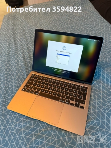 Mac book air M1 блокиран, снимка 3 - Лаптопи за работа - 52670512