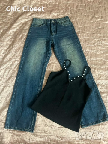 Дънки Shein + подарък потник