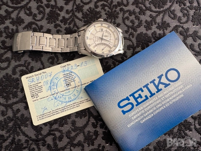 Часовник Seiko Premier Kinetic Direct Drive SRH007, снимка 4 - Мъжки - 53535502