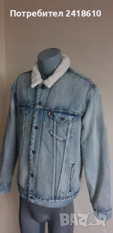 Levis Premium Jeans Jacket Size L НОВО! ОРИГИНАЛ! Мъжко Зимно Яке!, снимка 9 - Якета - 48801182