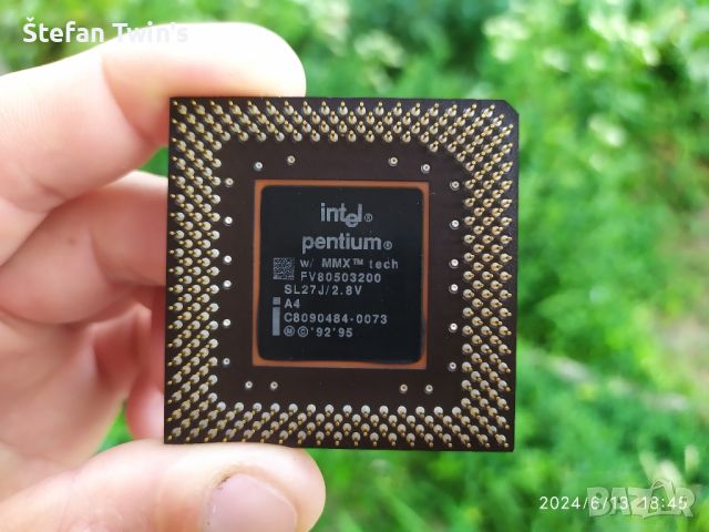 ✅ Intel® Pentium® w/MMX™ 200MHz/66MHz/CPU/Socket 7 (PGA321), снимка 13 - Процесори - 46280479