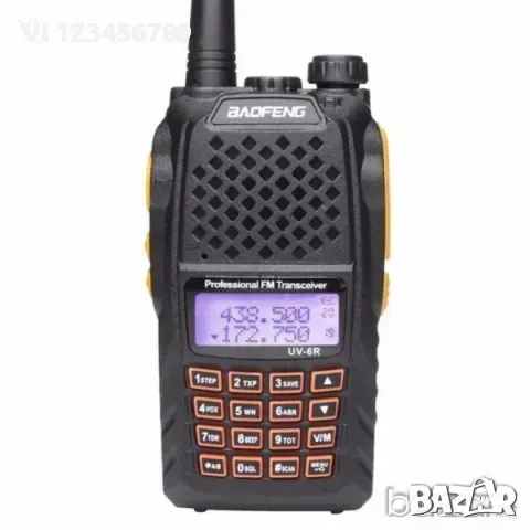 Радиостанция Baofeng 6R 5/8w модел двубандова DTMF, CTCSS, DCS, снимка 3 - Други - 53843734
