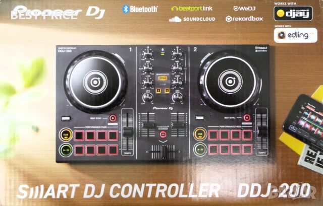 Pioneer DJ DDJ-200 DJ контолер, снимка 5 - Ресийвъри, усилватели, смесителни пултове - 46007305