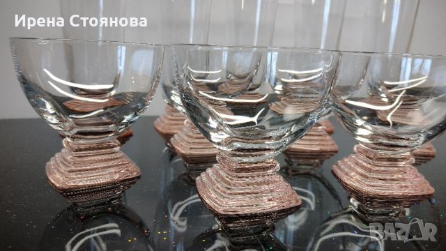 Комплект 6 чаши Nabucco Crystal Glass,  Bormioli Rocco Италия, дизайн R. Licenziato Monti. , снимка 8 - Чаши - 45316938