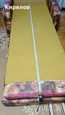 Разтегателен фотьойл 190/70 см, снимка 4 - Дивани и мека мебел - 53238038