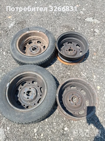 Фолксваген Пасат 2 комплект джанти 14 цола , снимка 2 - Гуми и джанти - 50917028