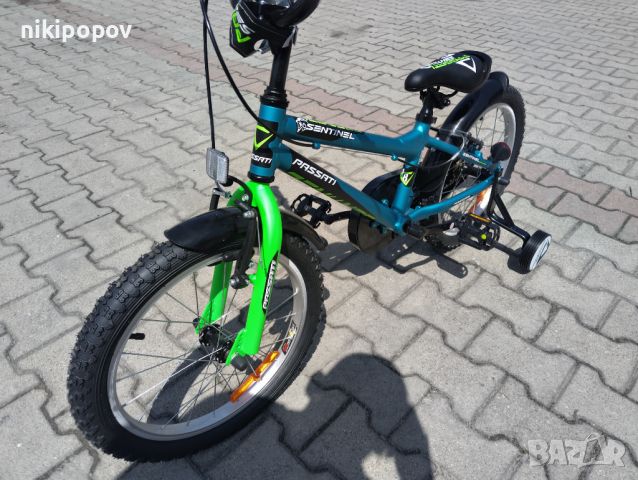 PASSATI Алуминиев велосипед 18" SENTINEL син, снимка 8 - Велосипеди - 45489876