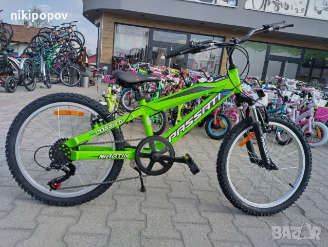 PASSATI Алуминиев велосипед 20" MARTYN зелен, снимка 12 - Велосипеди - 53560000