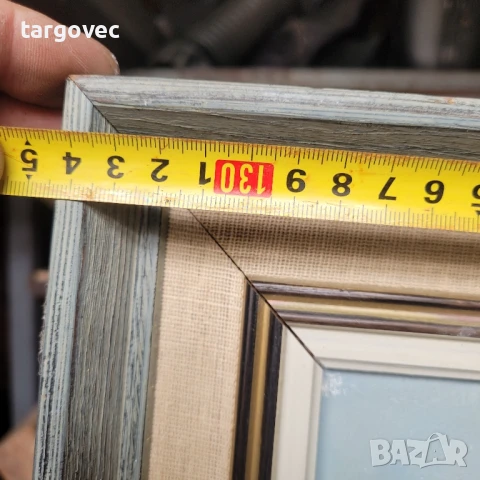 Прекрасна картина пейзаж масло на платно, снимка 6 - Антикварни и старинни предмети - 41778598