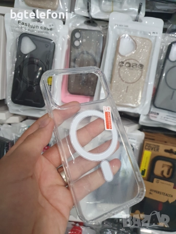 iPhone 17, Air ,17 Pro ,17 Pro Max Acrylic Magsafe Case, снимка 8 - Калъфи, кейсове - 51726275