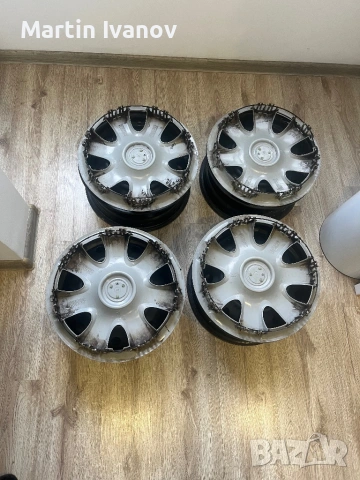 Железни джанти с тасове 15 4/100 тойота, снимка 10 - Гуми и джанти - 53494317