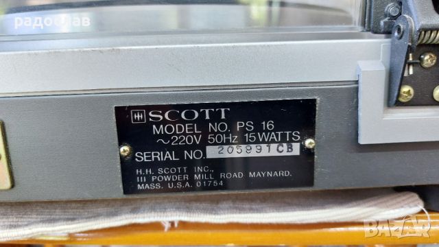 Scott PS 16 Turntable, снимка 10 - Грамофони - 46690934