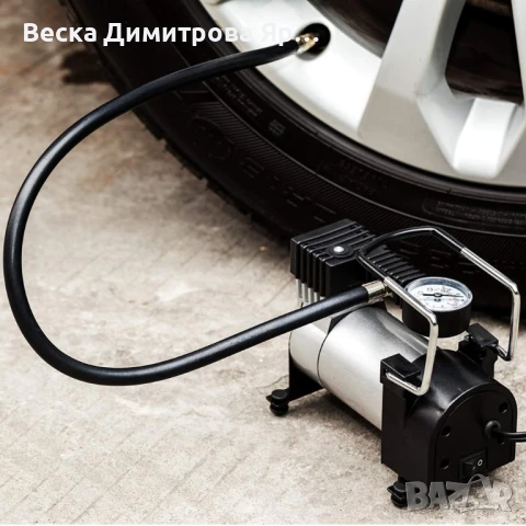 Компресор за въздух с метален корпус и 150 вата мощност, 1 цол/ 2 цола, снимка 6 - Друга електроника - 50707594