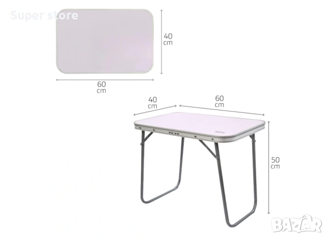 Сгъваема маса, снимка 3 - Маси - 54114389
