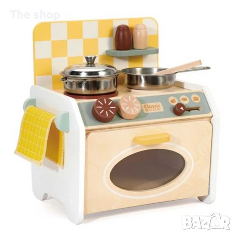 Малка детска преносима кухня от дърво на Classic World (004), снимка 1 - Играчки за стая - 45505598