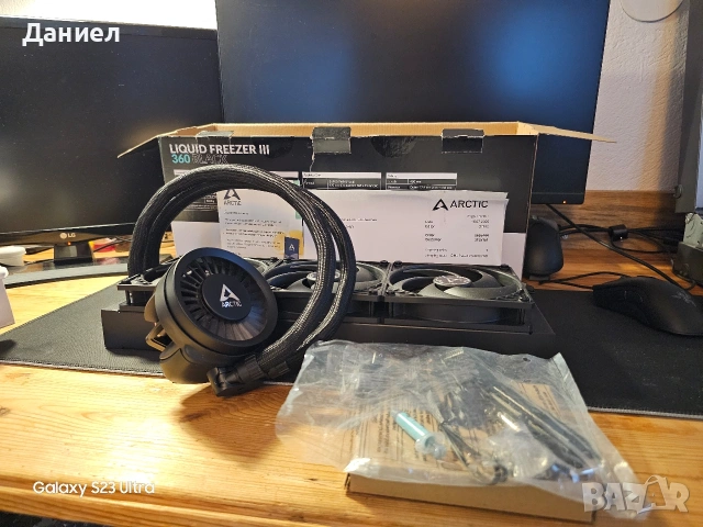 Arctic liquid freezer III 360mm водно охлаждане, снимка 4 - Други - 54184587