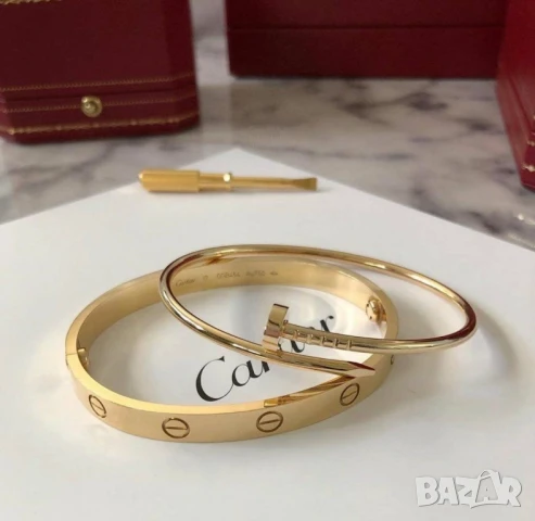висококачествени гривни от медицинска стомана cartier , снимка 3 - Гривни - 50686373