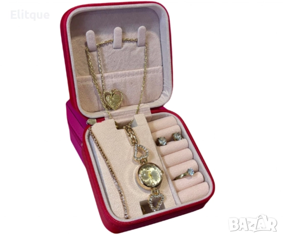 Елегантен дамски комплект 5в1, перфектният подарък за всяка дама, снимка 9 - Бижутерийни комплекти - 52596821