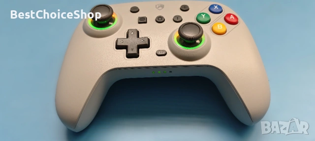 Безжичен геймърски контролер / джойстик ECHTPower ефект на Хол, 2.4G и кабелен, снимка 3 - Джойстици и геймпадове - 54090781