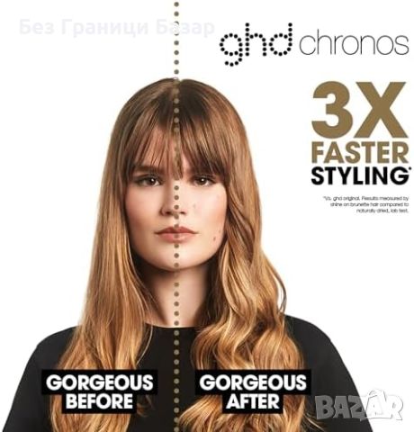 Нова ghd Chronos - адаптивна преса за всички типове коса жени прическа, снимка 2 - Преси за коса - 46441615