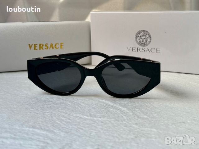Versace 2024 дамски слънчеви очила котка, снимка 6 - Слънчеви и диоптрични очила - 45571854