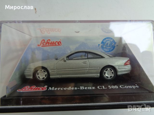 1:72 SCHUCO MERCEDES BENZ CL 500 COUPE КОЛИЧКА МОДЕЛ ИГРАЧКА, снимка 3 - Колекции - 46112398