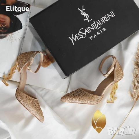 обувки на ток ysl saint laurent Versace guess dolce gabbana , снимка 10 - Дамски обувки на ток - 54220659