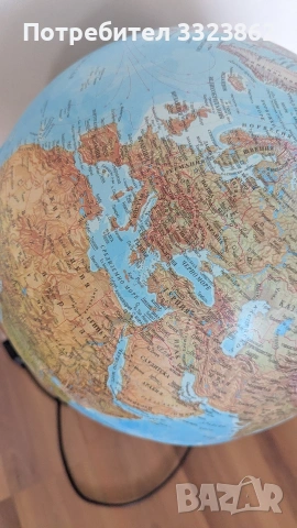 Географски глобус светещ, снимка 4 - Декорация за дома - 53780849