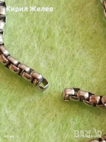 Сребърна верижка скъсана за ремонт 40250, снимка 4 - Колиета, медальони, синджири - 52926417