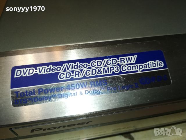 *PIONEER DVD RECEIVER-ВНОС SWISS 0208240742, снимка 8 - Ресийвъри, усилватели, смесителни пултове - 46775032