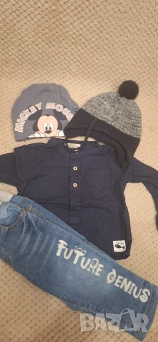 Дънки и ризки за момчета,размер 86 и 92, снимка 5 - Други - 54214033