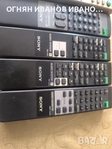 Sony оригинални дистанционни, снимка 3 - Ресийвъри, усилватели, смесителни пултове - 52520428