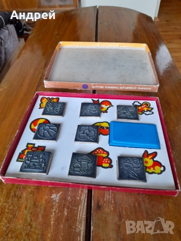Стара Детска игра с печати #3, снимка 2 - Други ценни предмети - 54114013