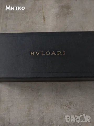 BVLGARI Ballpoint Pen Black & Silver , снимка 7 - Подаръци за мъже - 47048660