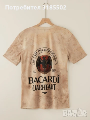 Мъжка тениска с графика на прилеп,3D щампа,кръгло деколте и къси ръкави за лятото, снимка 5 - Тениски - 51194482